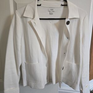 J. Crew Women's Ivory Blazer